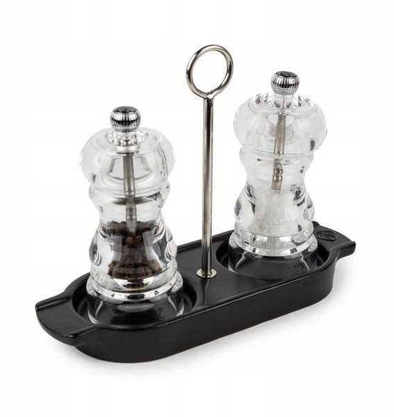 Peugeot Ceramic grinder stand, satin juodas, Linea