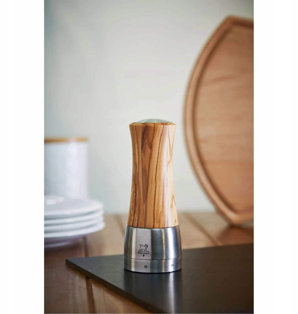 Peugeot Druskos malūnėlis, 16 cm, alyvmedžio, uSelect, Madras