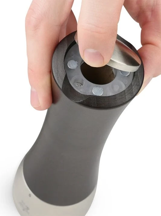 Peugeot Mill Druskos malūnėlis, 16 cm, šokoladinis, uSelect, Madras