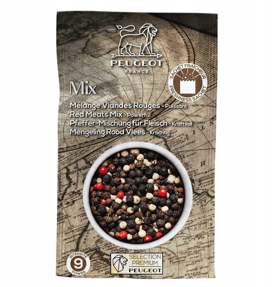 Peugeot Pepper blend, 60 g, Raudona Meat Blend