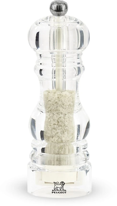Peugeot Sea salt mill, 18 cm, acrylic, Molene