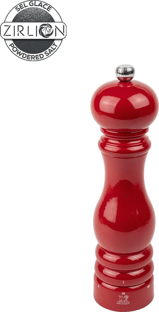Peugeot Mill Druskos malūnėlis, 22 cm, raudona aistra, uSelect, Paris