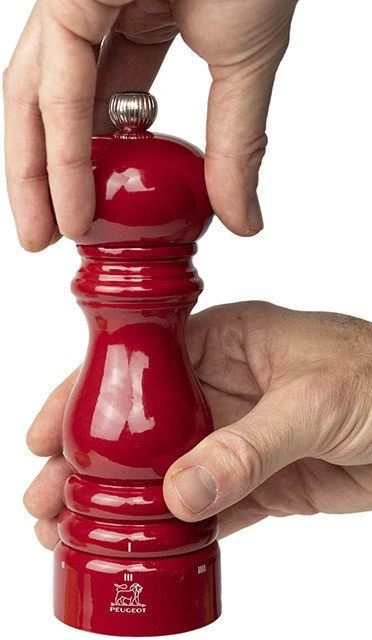 Peugeot Mill Druskos malūnėlis, 18 cm, raudonoji aistra, uSelect, Paris