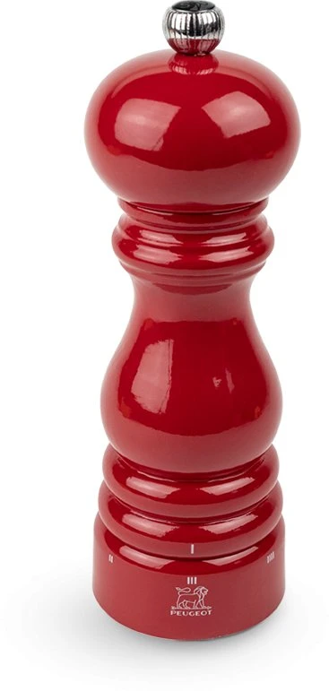 Peugeot Mill Druskos malūnėlis, 18 cm, raudonoji aistra, uSelect, Paris