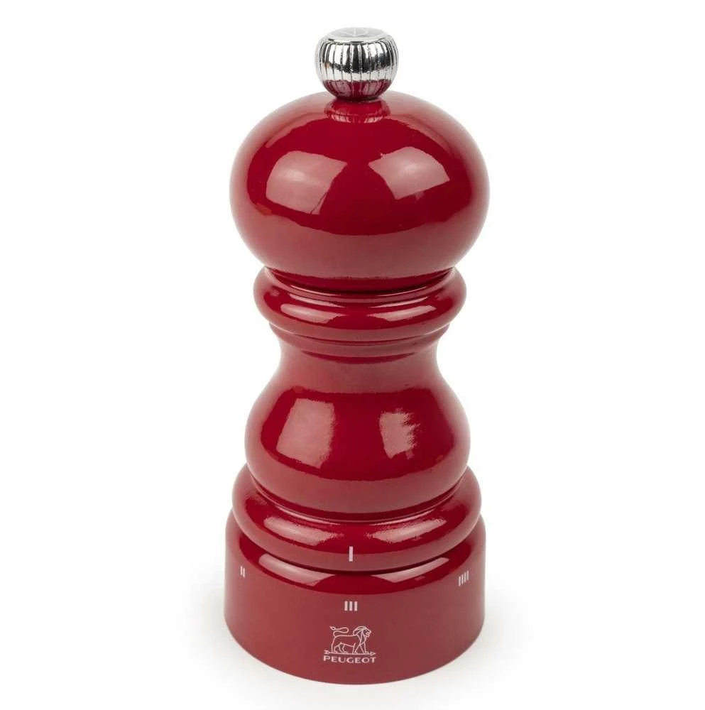 Peugeot Pepper grinder, 12 cm, Raudona Passion Lacquer, Paris