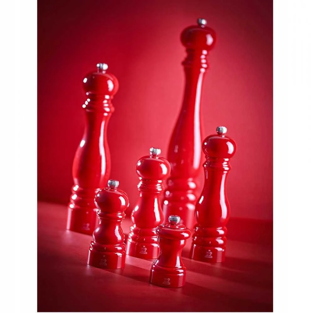 Peugeot Pepper grinder, 12 cm, Raudona Passion Lacquer, Paris