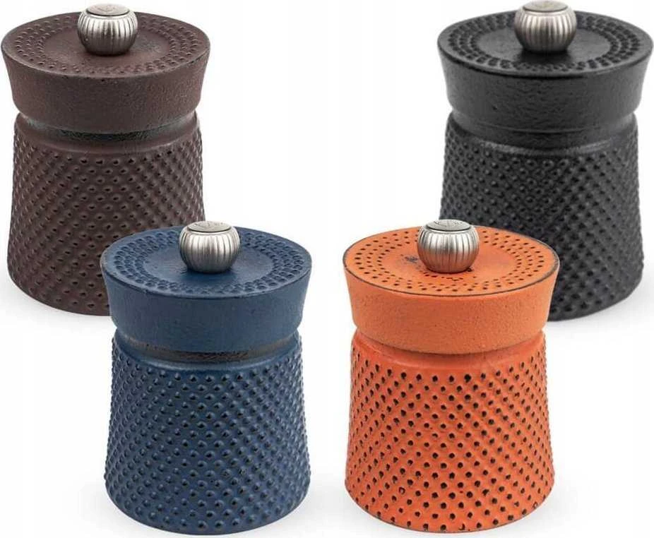 Peugeot Mėlynių pipirų malūnėlis, 8 cm, mėlynas, Balio ketaus