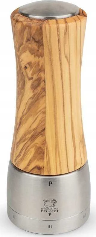 Peugeot Pepper grinder, 16 cm, olive wood, Madras