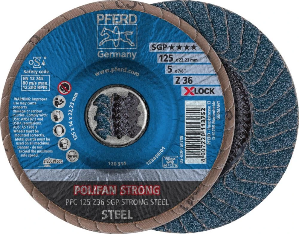 Šlifavimo diskas PFERD PFR125 CO60 SGP-CURVE M