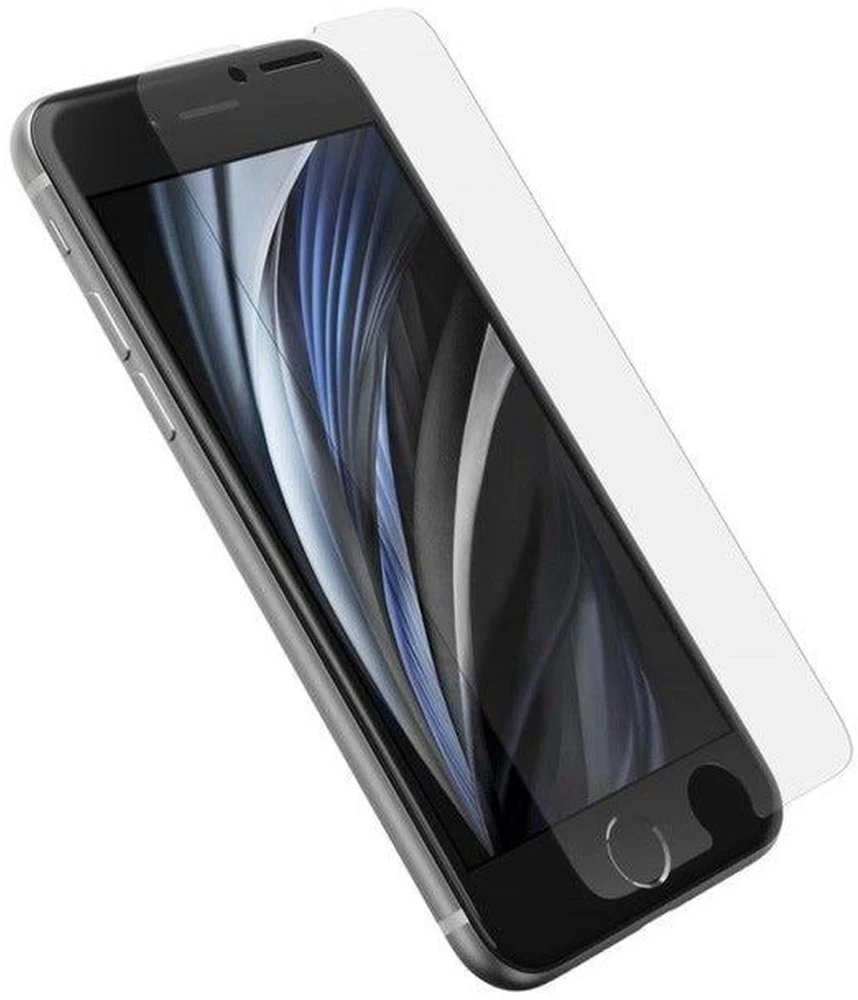 Pferd TakeMe HARD keraminis viso paviršiaus ekrano apsauginis stiklas, skirtas Apple iPhone SE (2020 / 2022) / 7 / 8 baltas