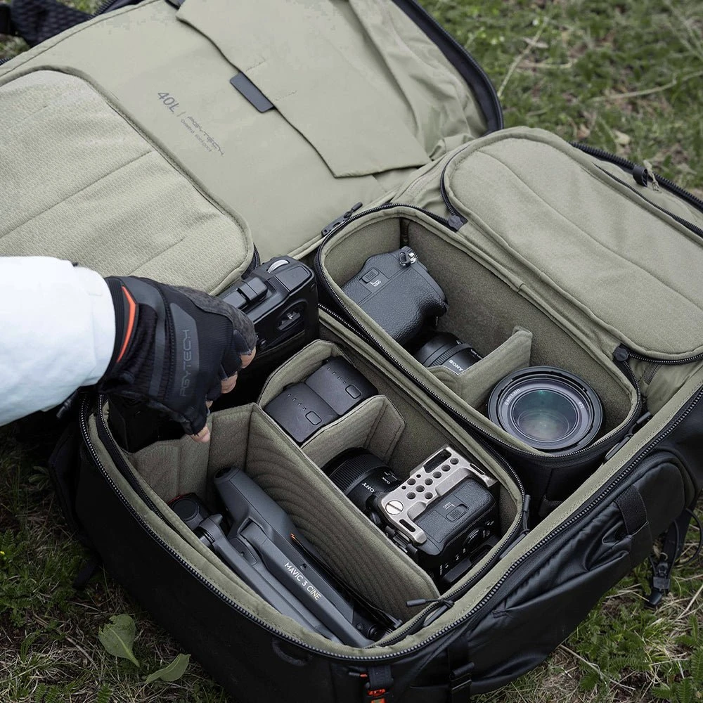 Dėklas PGYTECH OnePro Flex 30L backpack (juodas) + organizer M