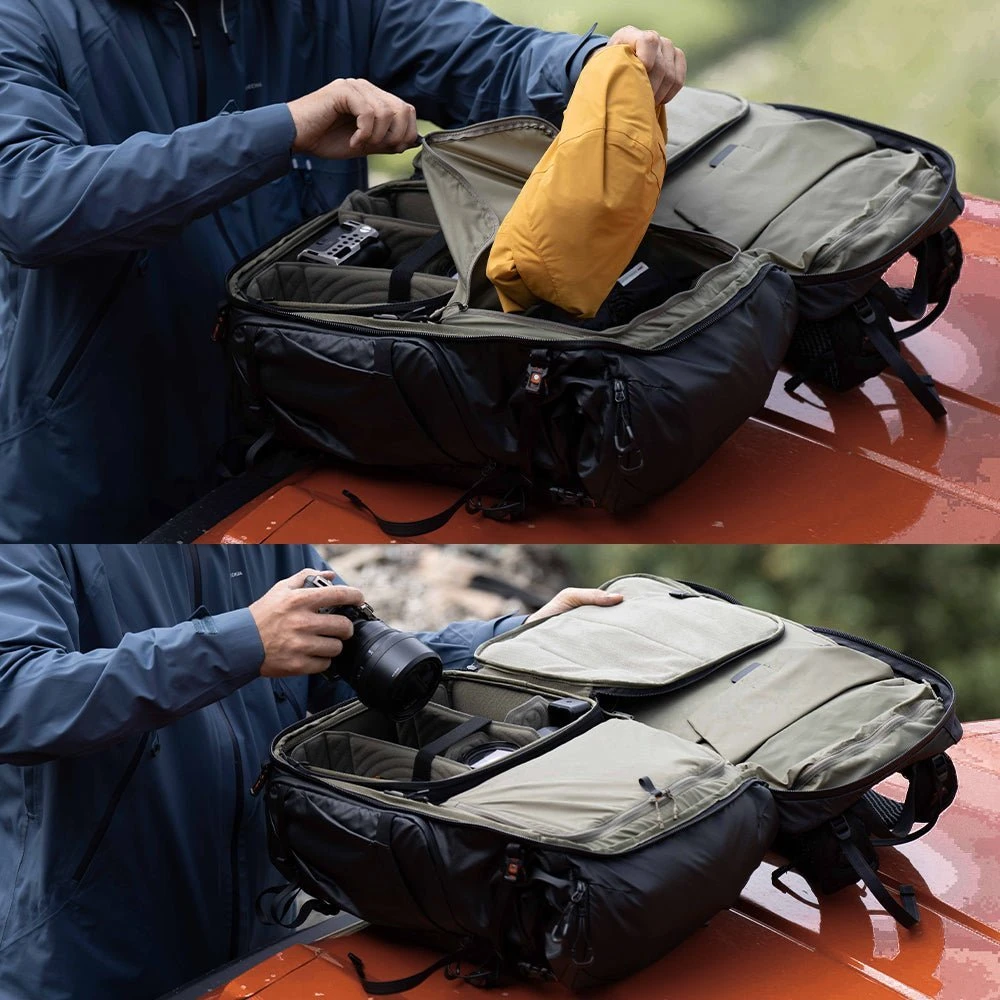 Dėklas PGYTECH OnePro Flex 30L backpack (juodas) + organizer M