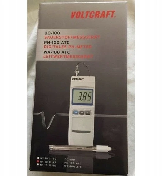 Voltcraft pH-metras Voltcraft PH-100 ATC su gamykline kalibracija (be sertifikato) 101145