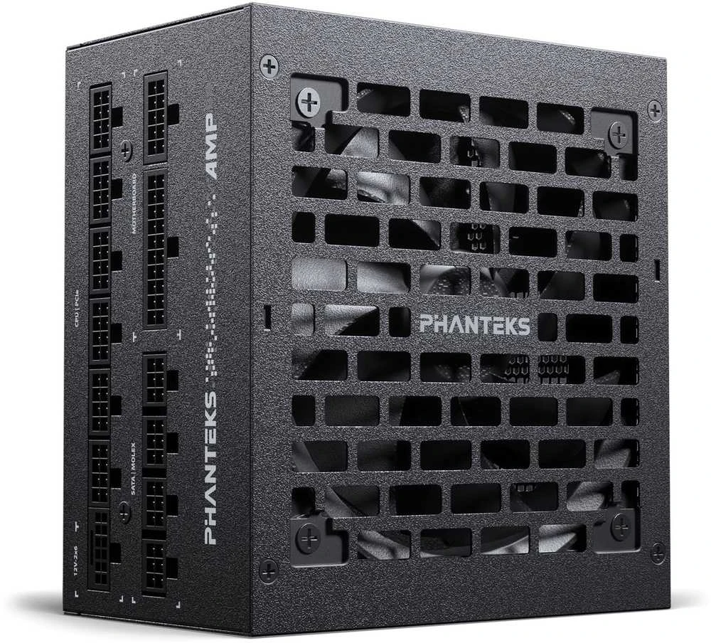 PHANTEKS AMP GH 1200W 80 PLUS Platinum PSU, PCIe 5.1, ATX 3.1 – 1.200 Watt, juodos spalvos