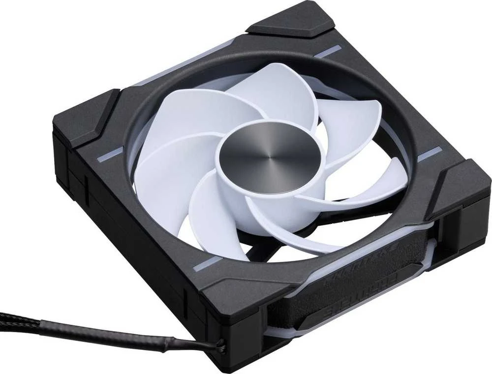 PHANTEKS D30 PWM Reverse Airflow D-RGB - 120mm, juoda
