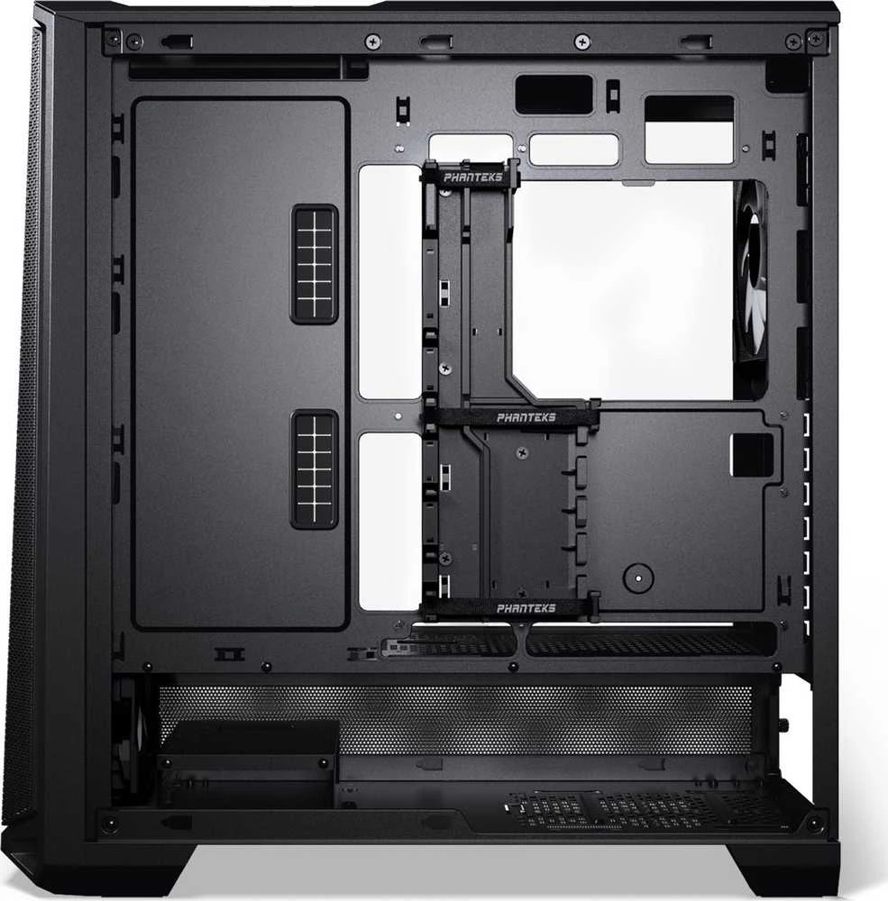 PHANTEKS Eclipse G400A PC-kompiuterio korpusas, Midi-Tower, E-ATX, Tempered Glass, D-RGB – juodos spalvos