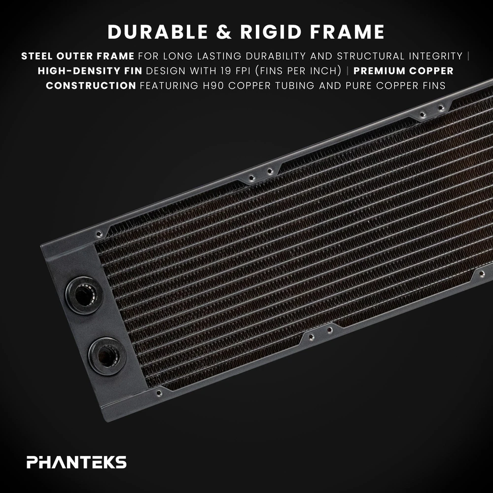 Phanteks Glacier EZ-Fit 420RAD-30 Radiator – 420mm, juodas