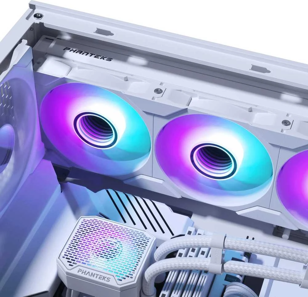 PHANTEKS Glacier One 360M25 Gen2 DRGB universalus skysčio aušintuvas – 360 mm, baltos spalvos
