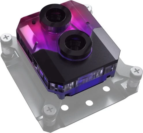 PHANTEKS Glacier EZ-Fit 450CPU CPU Vanduo Cooler, RGB – Juodas