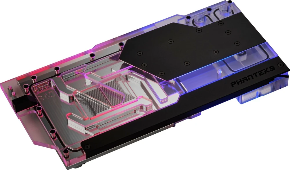PHANTEKS Glacier G40 RTX 4090 Waterblock incl. Backplate for Asus, D-RGB – juodas