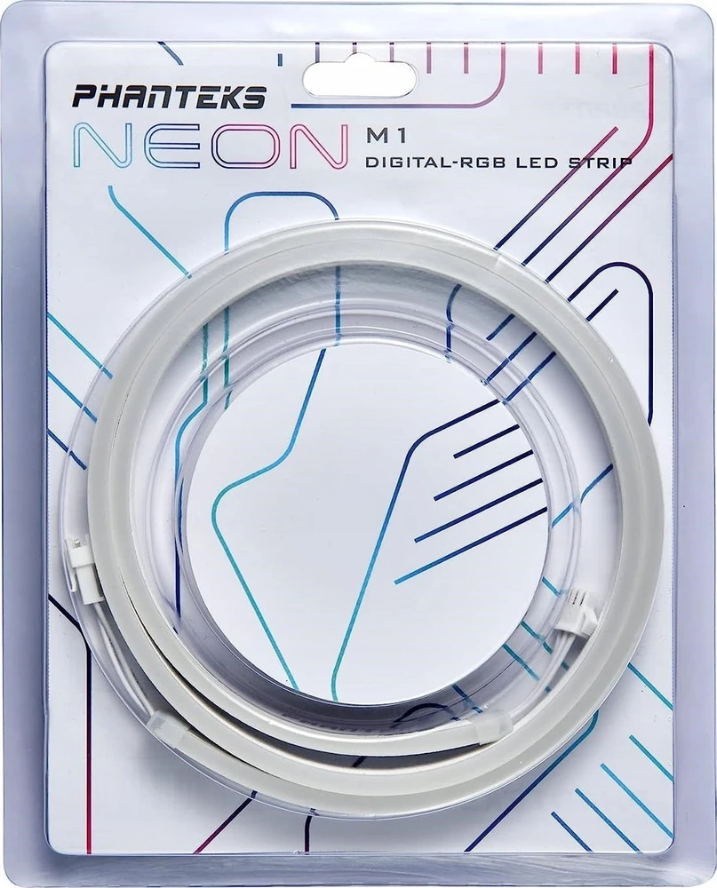 PHANTEKS Neon Digital RGB LED juosta – 1 m, balta