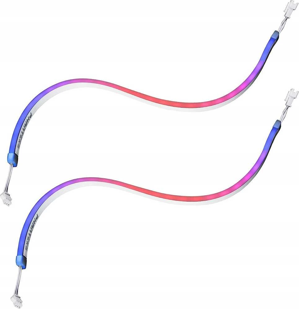 PHANTEKS Neon D-RGB LED juostelė – kombinuotas rinkinys, 40 cm (dvi dalys) – baltas