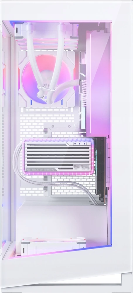 „Phanteks NV5 Premium DRGB“ rinkinys + maitinimo šakotuvas, 3 išoriniam rėmui, 1 pagrindinės plokštės kabelio dangtelis – baltos spalvos
