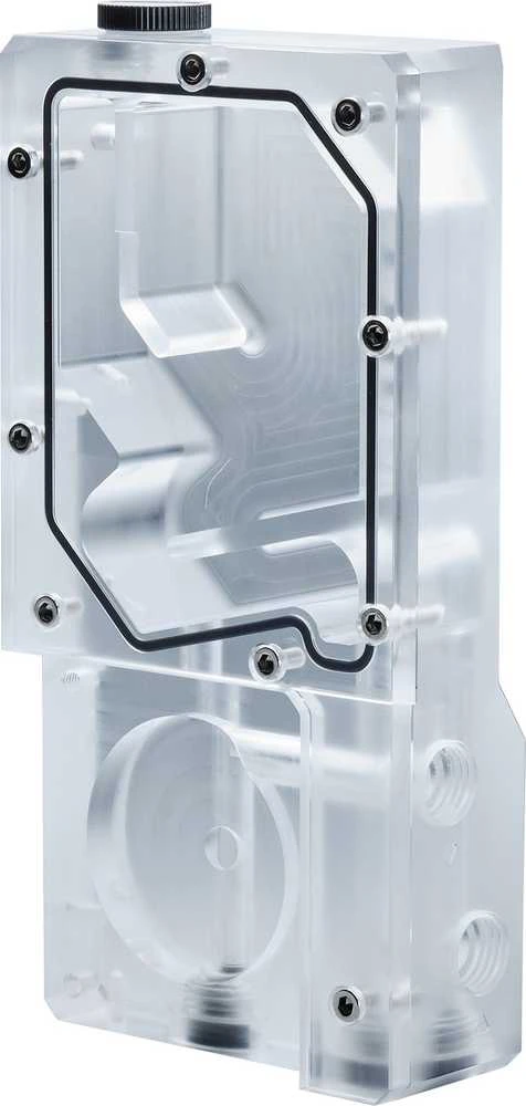 PHANTEKS R160C rezervuaras – permatoma akrilinė galinė plokštelė, DRGB-LED