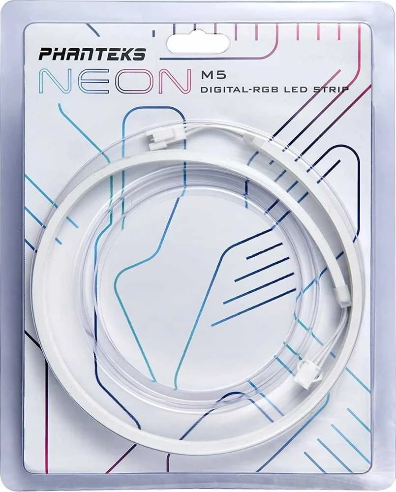 PHANTEKS Neon Digital RGB LED juosta – 55 cm, balta