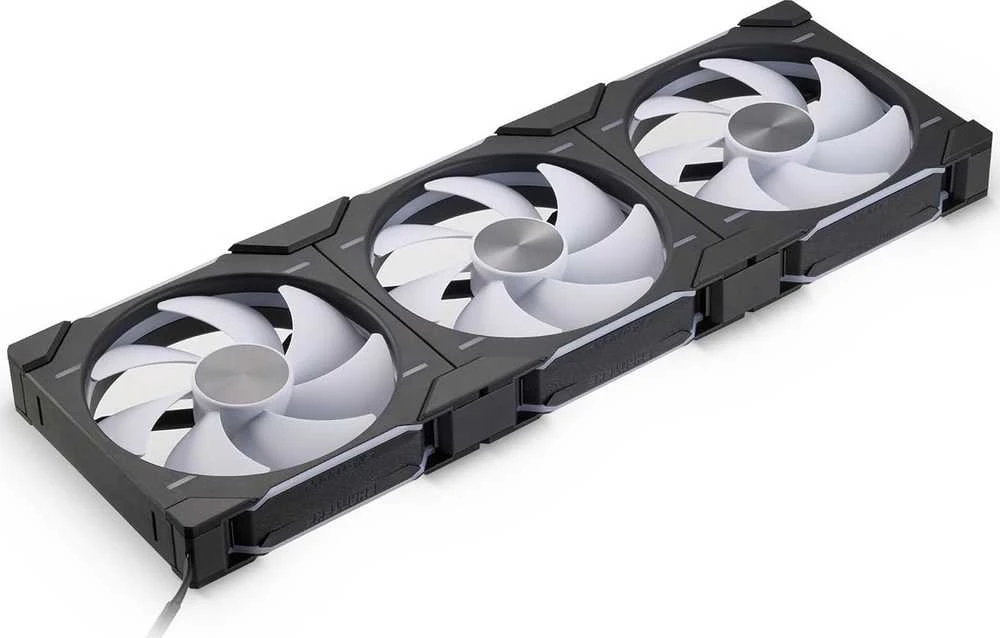 Phanteks D30 PWM Regular Airflow, D-RGB korpuso ventiliatorius, 3-pack – 140mm, juodos spalvos