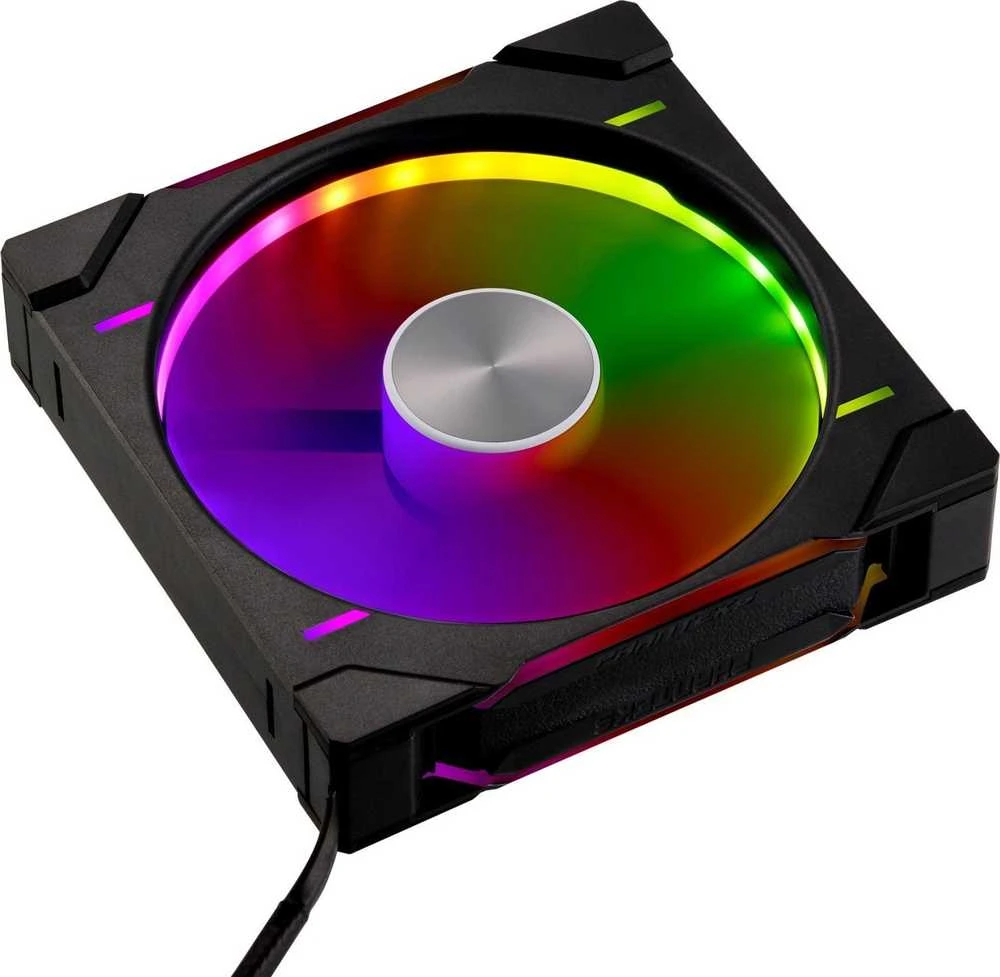 Phanteks D30 PWM Regular Airflow, D-RGB korpuso ventiliatorius, 3-pack – 140mm, juodos spalvos