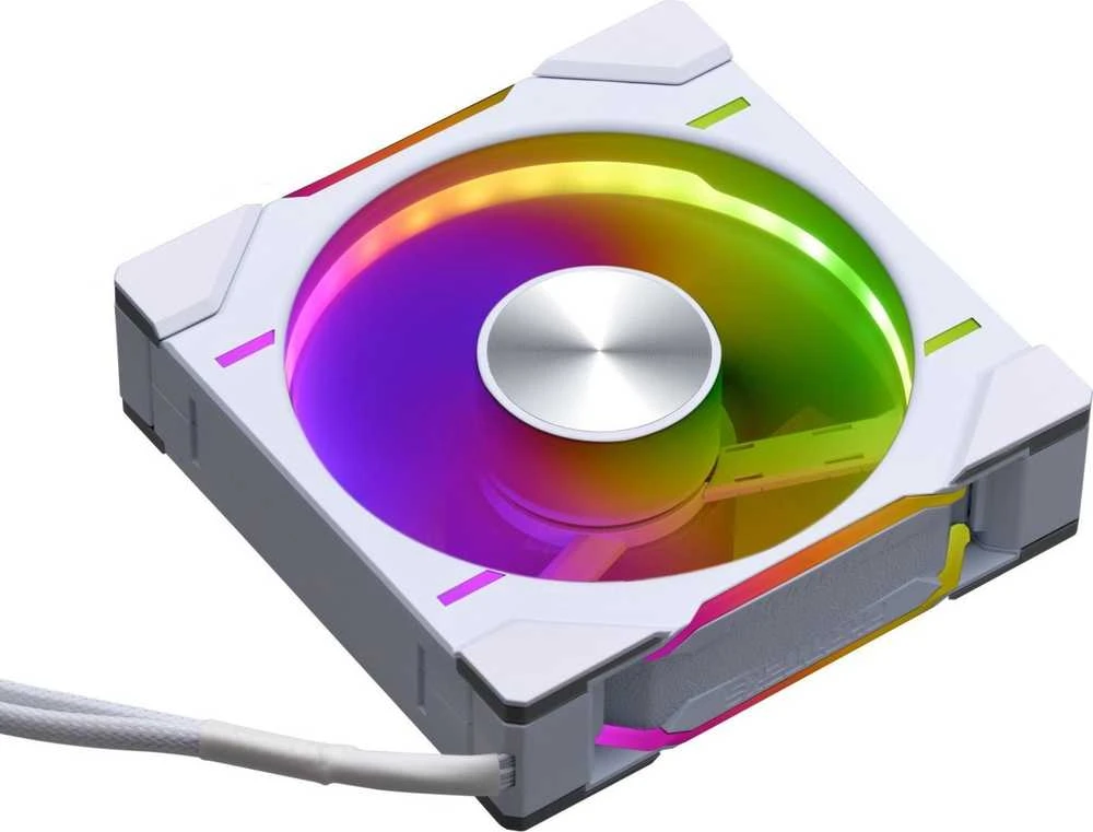 PHANTEKS D30 PWM reguliarus oro srautas D-RGB, 3 pakuotės - 120 mm, balta