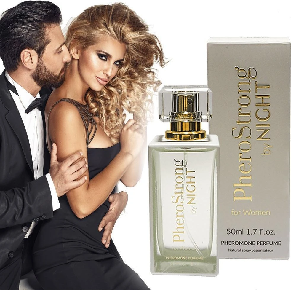 Pherostrong By Night For Women Feromoniniai kvepalai su feromonais moterims purškiamas 50 ml