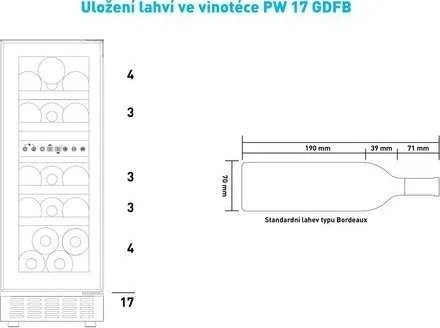 Philco PW 17 GDFB vyno šaldytuvas