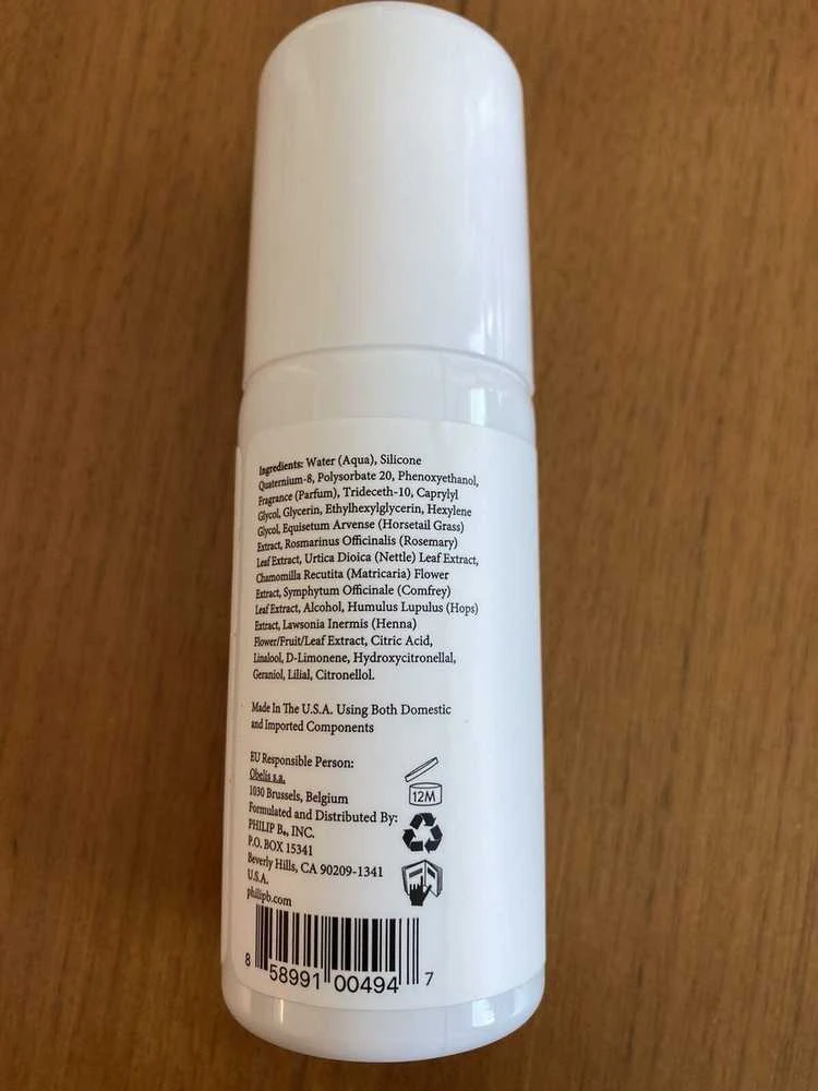 PHILIP B Nesvarus kondicionierius Vanduo, 75 ml