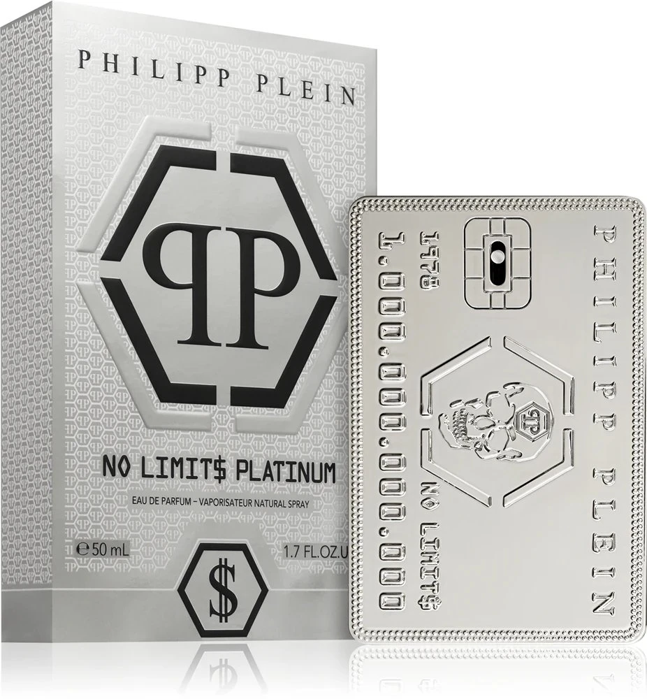 Philipp Plein No Limits Platinum EDP parfumuotas vanduo vyrams, 50 ml