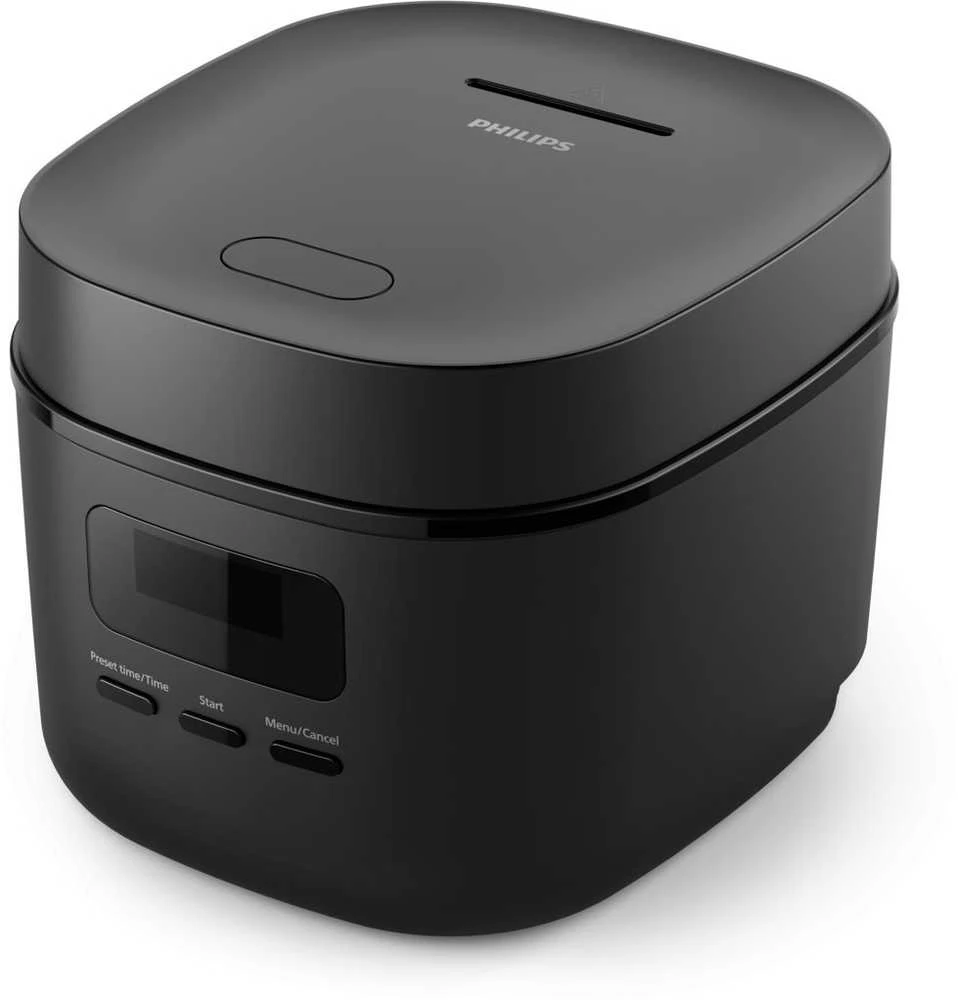 Philips HD3080/80 mini ryžių viryklė juodos spalvos