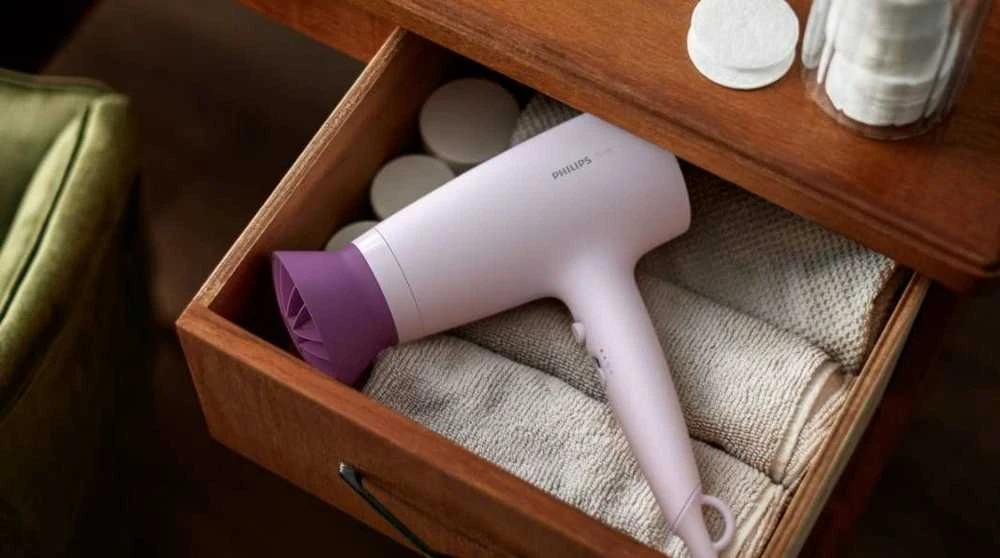 Plaukų džiovintuvas Philips 3000 serija BHD341/10, Violetinės spalvos