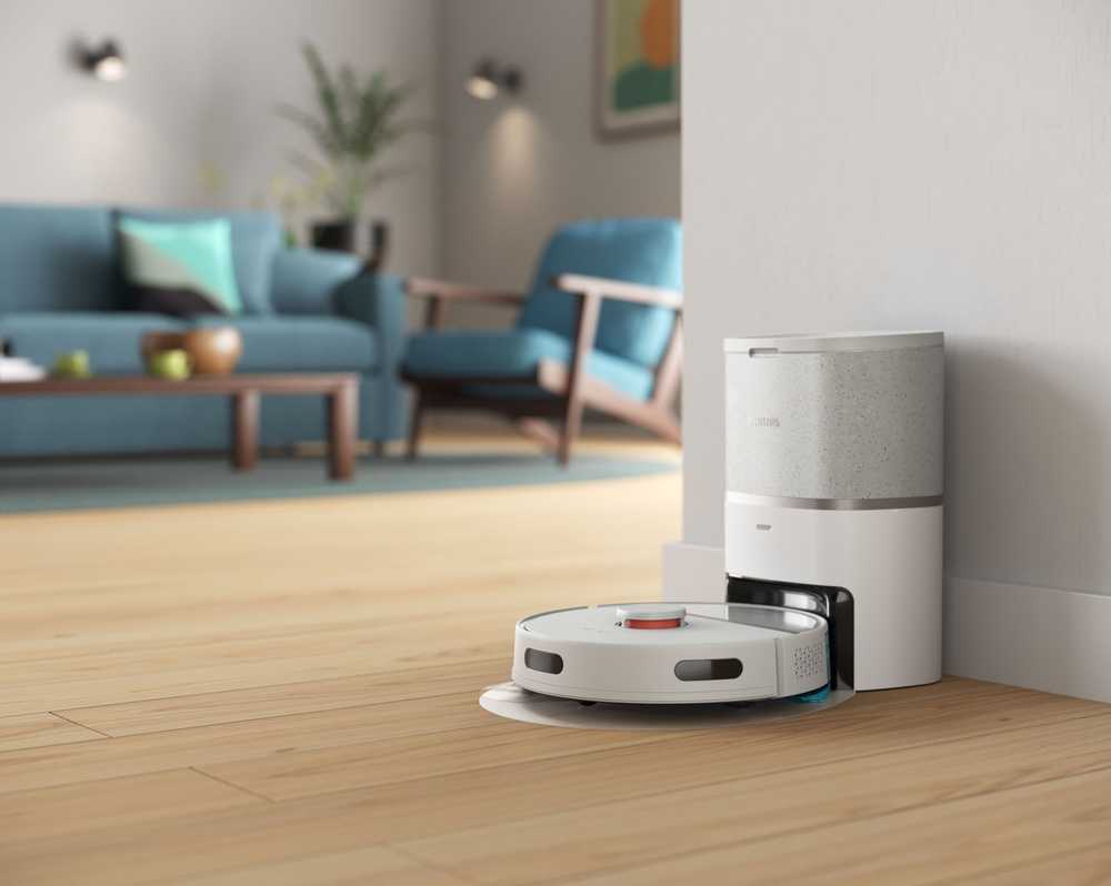 Philips HomeRun 3000 Series Aqua Šlapiai ir sausai valantis robotas XU3110/02