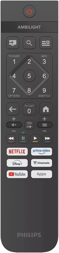 Televizorius Philips 2K LED TV | 32PHS6050/12 | 32 | Smart TV | TITAN OS | Juodas