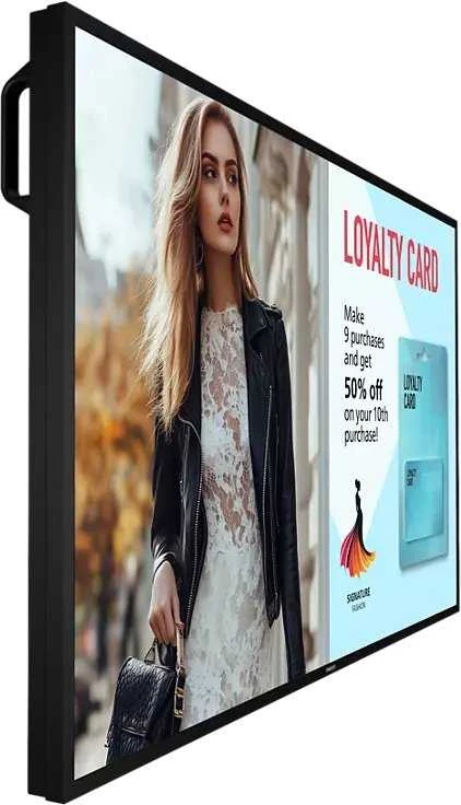 Monitorius System interaktywny Philips 6000 series 50BDL6017P Płaski panel Digital Signage 125,7 cm (49.5'') LCD 800 cd/m² 4K Ultra HD Juodas Procesor įmontuotas Android 14 24/7