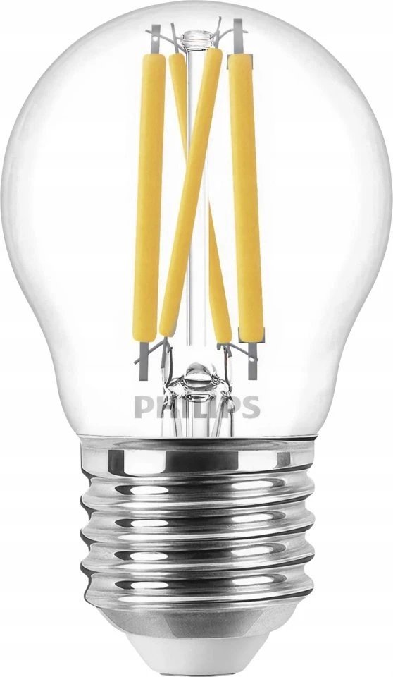 LED lemputė PHILIPS, P45, E27, 3,4 W, 470 lm, 2200–2700 K