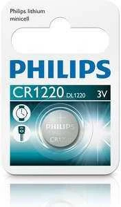 Philips CR1220 3V baterija pakuotėje