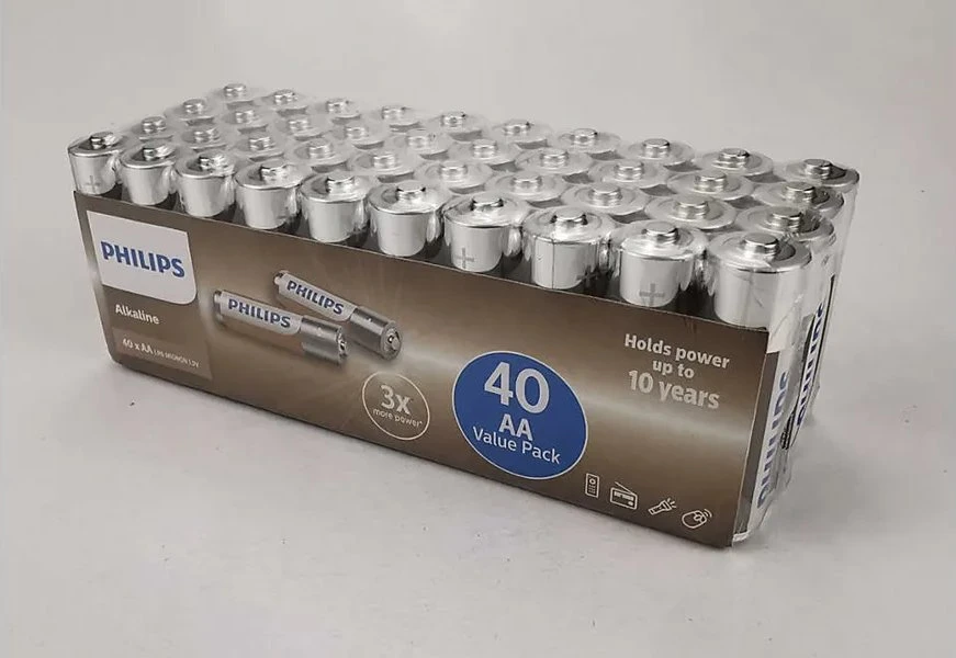 „Philips“ šarminės AA baterijos – 40 vnt