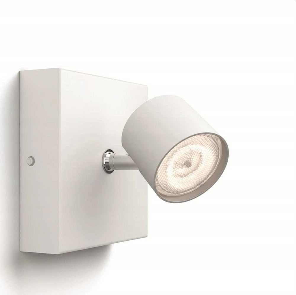 Philips Star WarmGlow LED prožektorius, 4,5 W, baltas