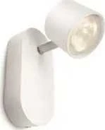Philips Star WarmGlow LED prožektorius, 4,5 W, baltas