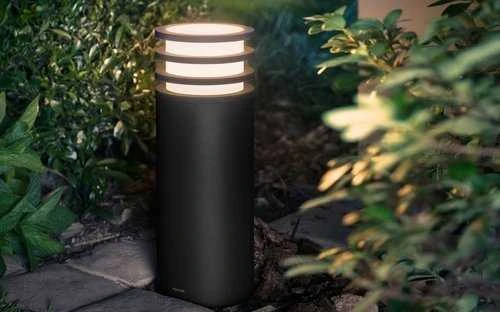 Philips Hue Baltos šviesos stulpinis lauko šviestuvas Lucca