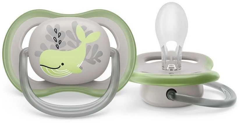 Philips Avent Ultra Air čiulptukas 1 vnt., dydis 6-18 mėn., banginis