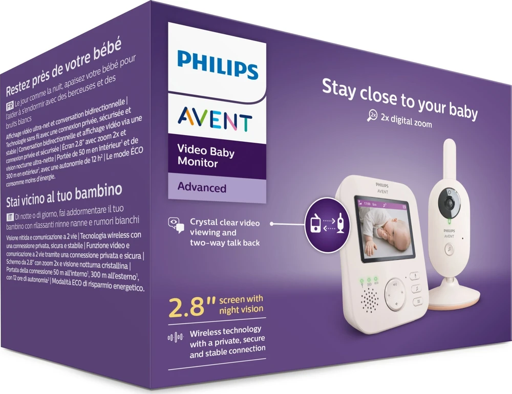 Mobili auklė Philips Avent Video Baby Monitor Advanced SCD881/26