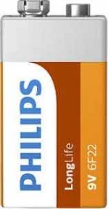 GP Baterija PHILIPS 6F22 9V Longlife